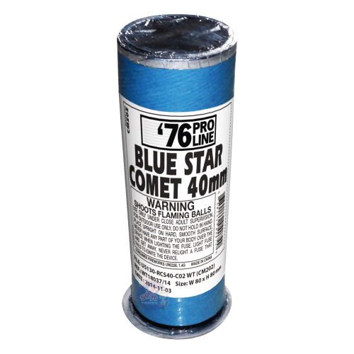 Estrella fugaz Pro-Line de 40mm, tiro único, color azul
