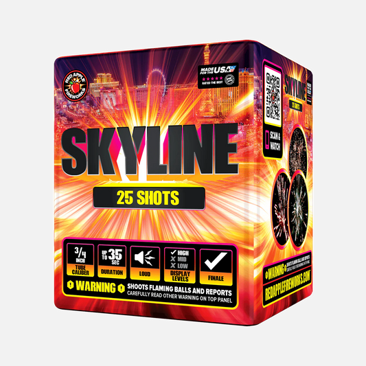 Skyline® 25 disparos, efectos aéreos estándar