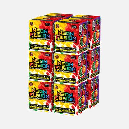 Neon Fusion® 16 disparos de efectos aéreos estándar