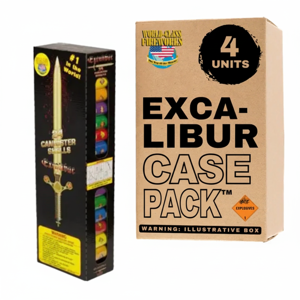 Excalibur 24-Shot Canister Shells | Case Pack™ 4/1
