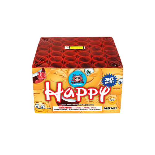 Happy 36-Shot Standard Aerial Cake