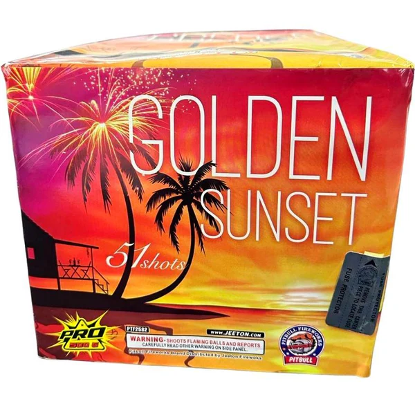 Golden Sunset 51-Shot XL Aerial Cake