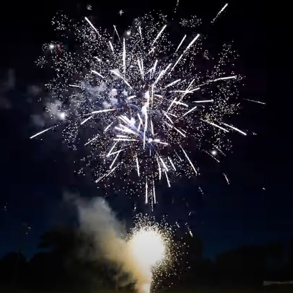 Timerain Mine w/Tiger Tail to Brocade to Timerain 49-Shot Pro-Line Cake