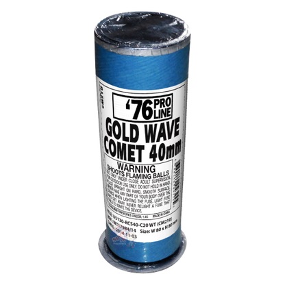40mm Gold Wave Comet Single Shot Pro-Line