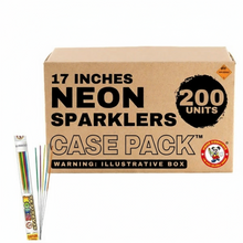 17" Neon Sparkler (5-Pack) Sparkler | Case Pack™ 200/1
