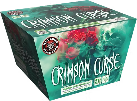 Crimson Curse 21-Shot XL Aerial Cake
