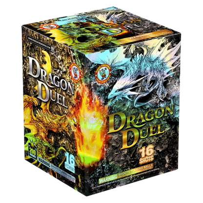Dragon Duel 16-Shot Standard Aerial Cake | Case 12/1