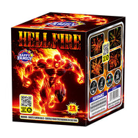 Tarta aérea estándar Hell Fire de 12 disparos