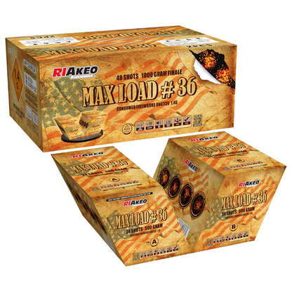 Tarta Aérea XL Max Load n.º 36 de 48 disparos