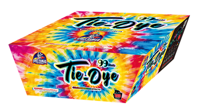 Tie-Dye 99-Shot XL Aerial Cake