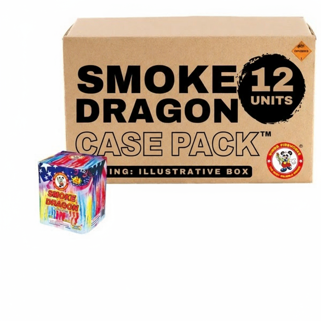 Smoke Dragon 16-Shot Standard Aerial Cake | Case 12/1