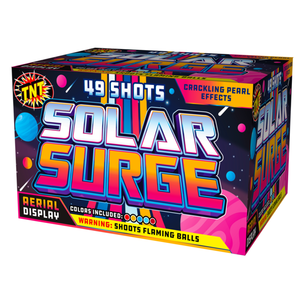 Solar Surge 49-Shot XL Aerial Cake