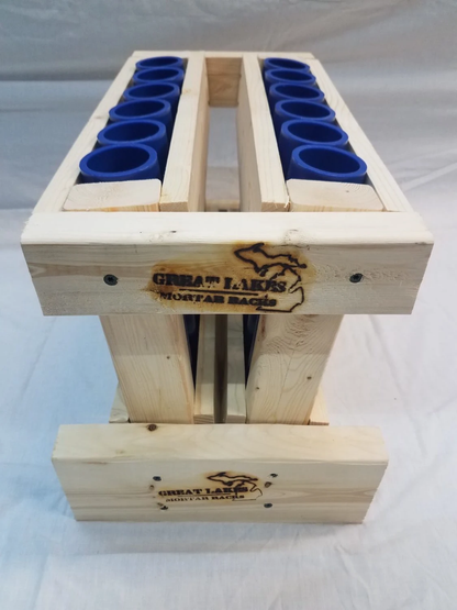 Great Lakes Mortar Racks™ 12-Shot Single Rows Fan Rack