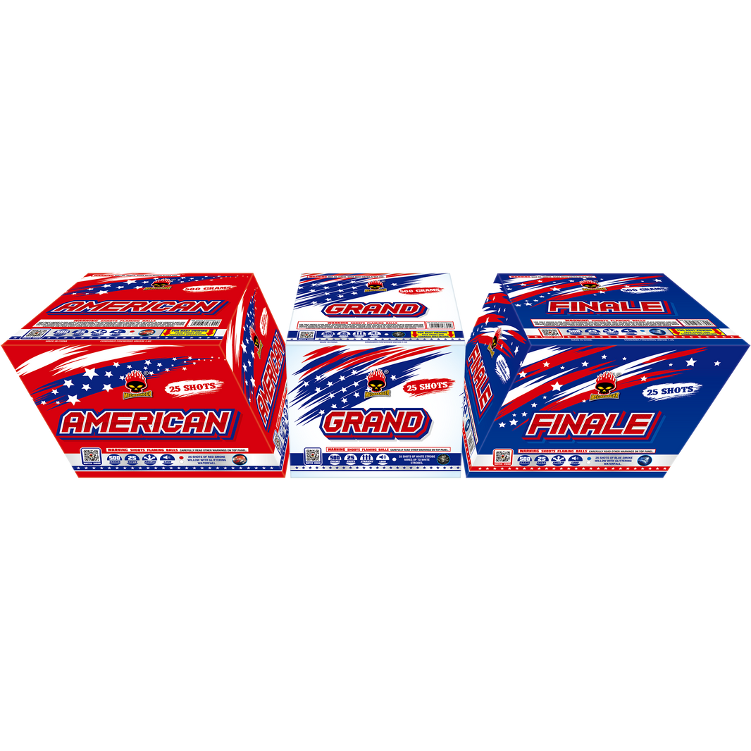 American Grand Finale 75-Shot XL Aerial Cake Finale Kit™