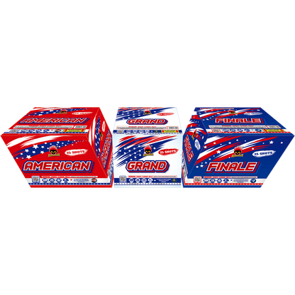 American Grand Finale 75-Shot XL Aerial Cake Finale Kit™