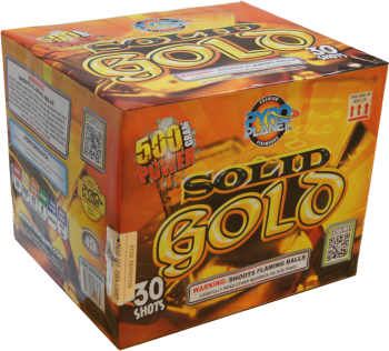 Torta aérea XL de 30 disparos Solid Gold