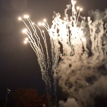 60mm White XL Star Mine (No Debris-200FT) iShot+Ematch Single Shot Pro-Line