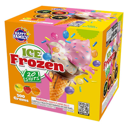 Torta aérea XL de 20 disparos Ice Frozen