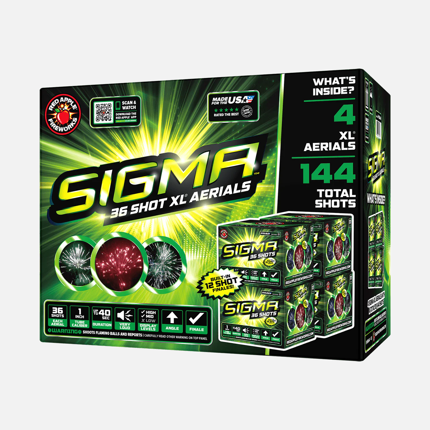 Sigma 36-Shot XL Aerial Cake