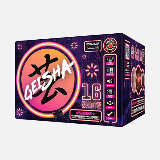 Black Friday Geisha® 16 Disparos XL® Aéreos