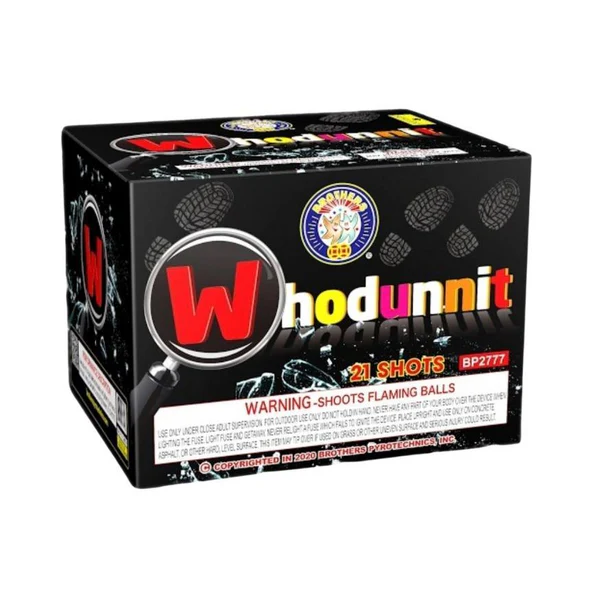 Whodunnit 21-Shot Large Aerial Cake | Case Pack™ 12/1