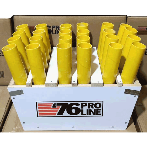 24-Shot Fiberglass Rack (with tubes and spacers)