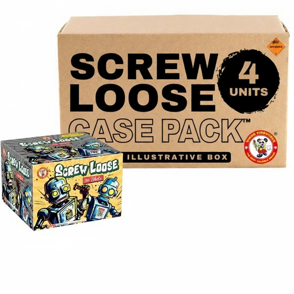Screw Loose 36-Shot XL Aerial Cake | Case Pack™ 4/1
