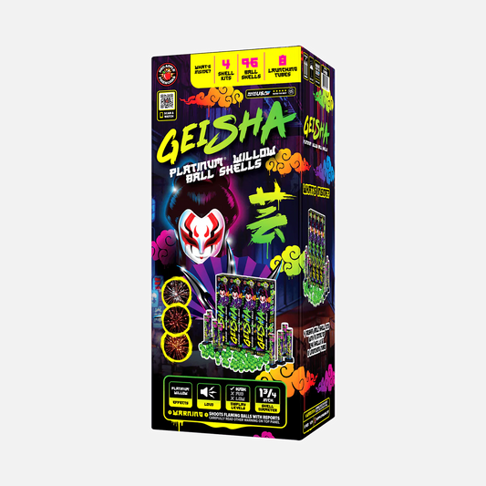Geisha® Platinum® 24 Shot Willow Ball Shells