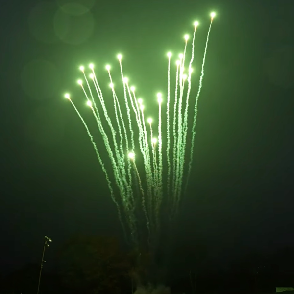 60mm Green XL Star Mine (No Debris-200FT) iShot+Ematch Single Shot Pro-Line