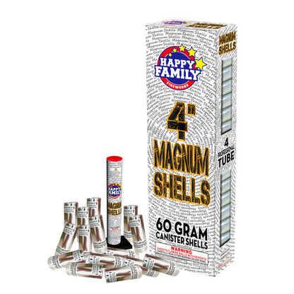 Magnum Shells Cáscaras de 4 pulgadas de 24 disparos