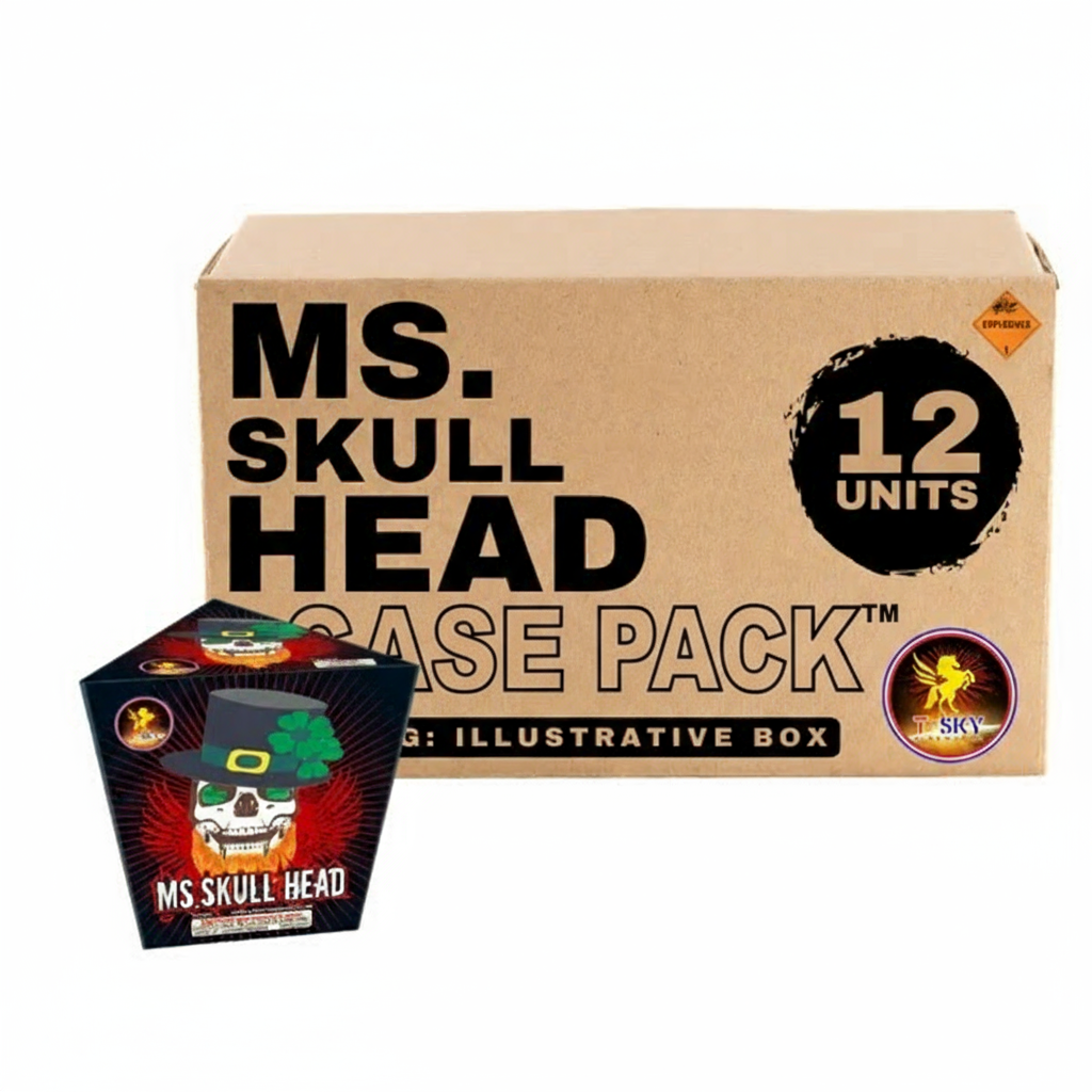 Ms. Skull Head Standard Fountain | Case Pack™ 12/1