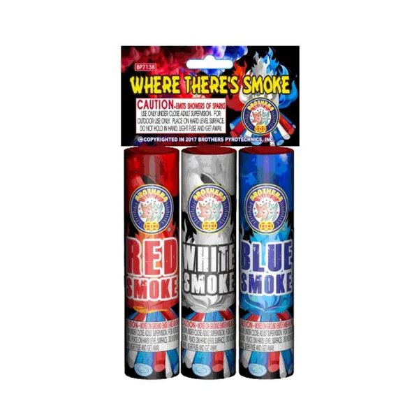 Where There's Smoke (3-Pack) Large Smoke Bomb | Case Pack™ 48/1