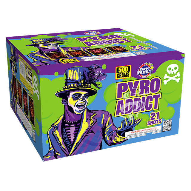 Pyro Addict 21-Shot XL Aerial Cake – Elevated Fireworks