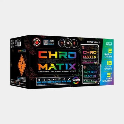 Chromatix™ 9 Tiros Cohetes Pirotécnicos Grandes