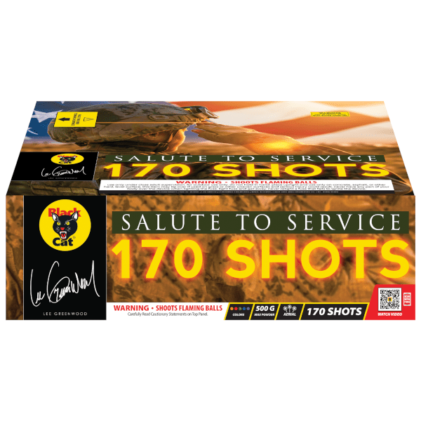 Salute to Service 170-Shot XL Aerial Cake