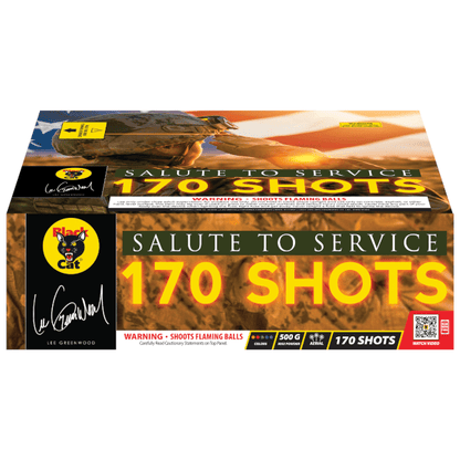 Salute to Service 170-Shot XL Aerial Cake