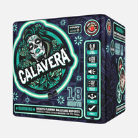 Black Friday Calavera® 18 Tiros Fuegos Artificiales Aéreos Estándar