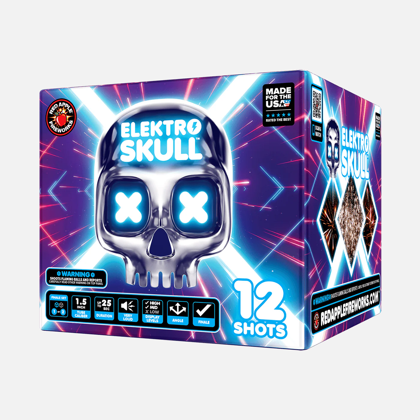 Elektro Skull 24-Shot XL Aerial Finale Set