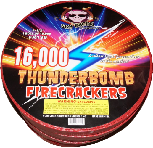 Thunderbomb Firecrackers 16,000s