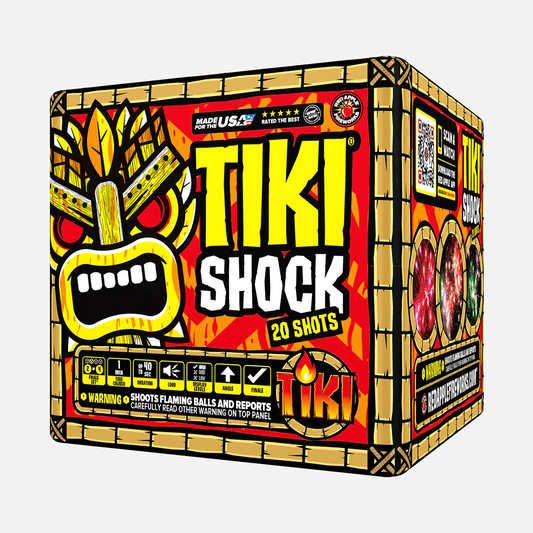 ¡Tiki® Shock! Set de Final de Aéreo Estándar de 80 Disparos®