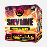Skyline® Estuche XL® de 36 tiros Set® de final de fuegos artificiales aéreos