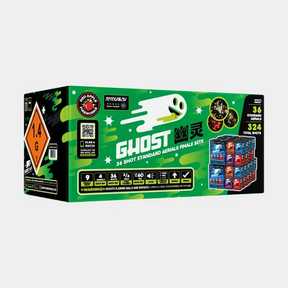Ghost® 36 Tiros Juegos Pirotécnicos Aéreos de Final Estándar®