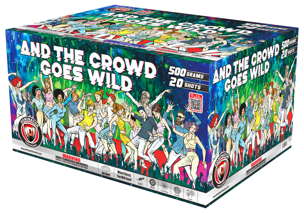 And The Crowd Goes Wild 20-Shot XL Aerial Cake