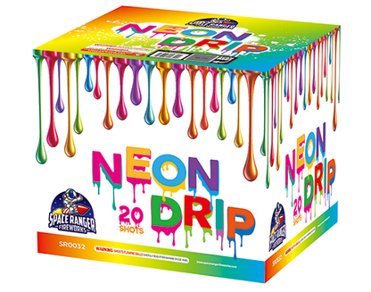Neon Drip 20-Shot XL Aerial Cake