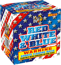 Red, White & Blue 20-Shot Standard Aerial Cake