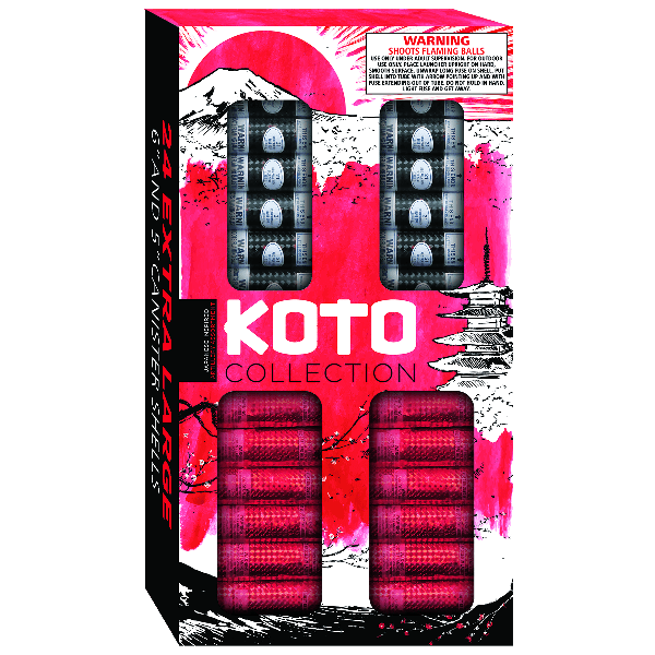 Koto Collection 24-Shot 5/6 in. Canister Shell Kit