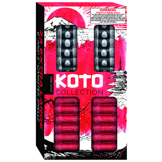 Koto Collection 24-Shot 5/6 in. Canister Shell Kit