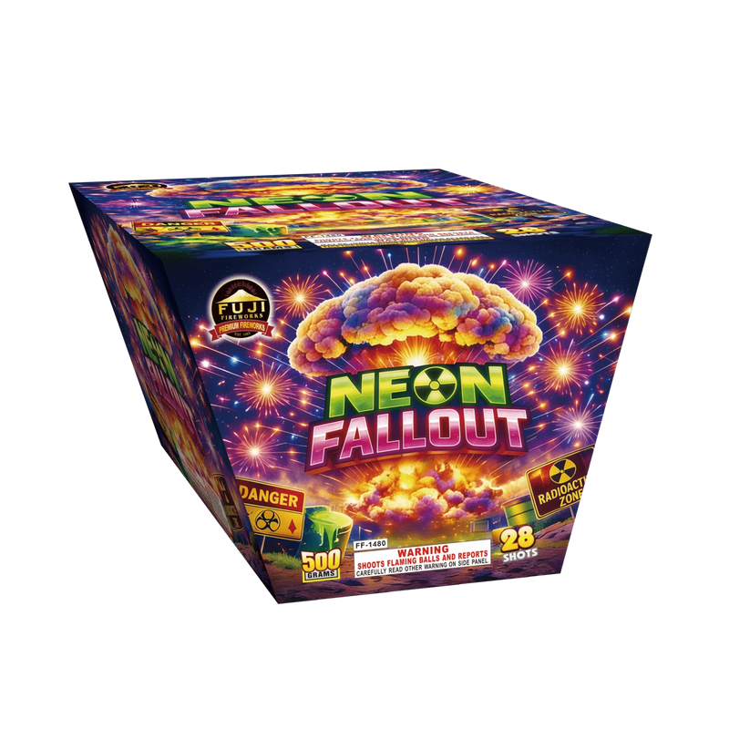 Neon Fallout 28-Shot XL Aerial Cake
