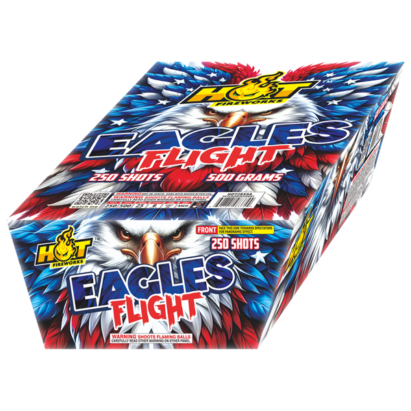 Eagles Flight 250-Shot XL Zipper Aerial Cake