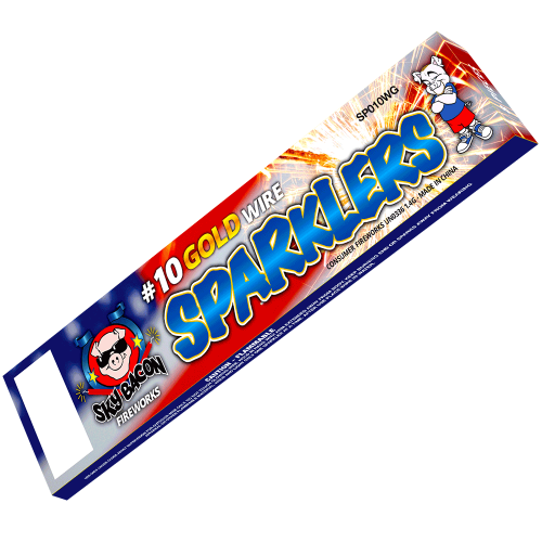 #10 Wire Sparklers (12-Pack)